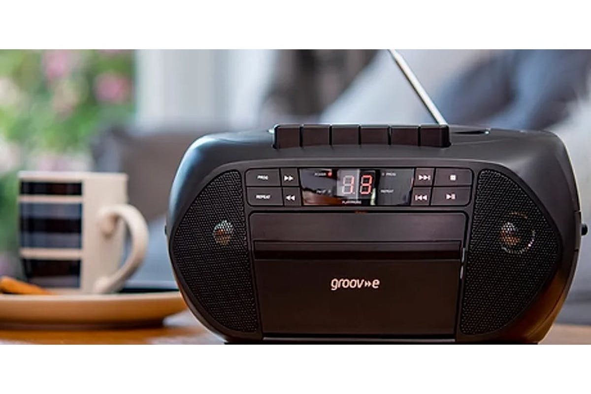 Groove Boombox Cd - Tape - Fm Radio | Portable Audio Device-9
