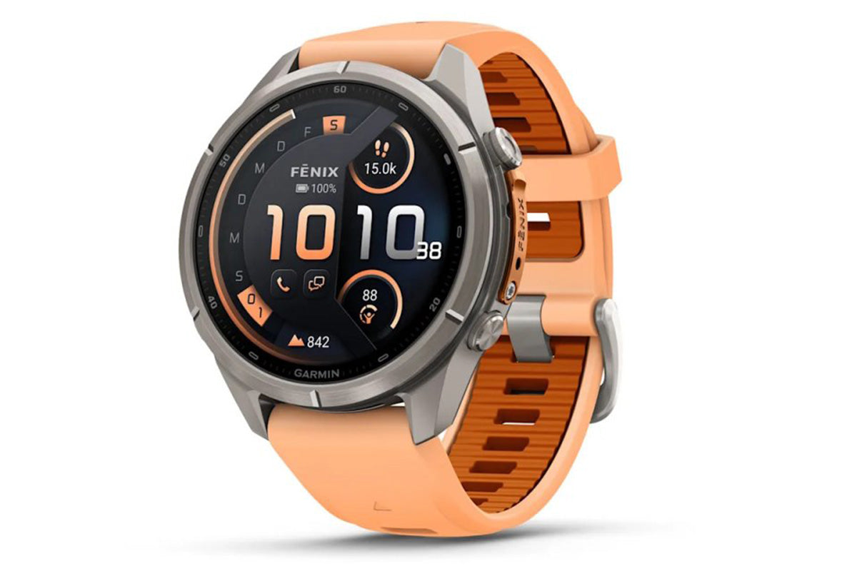 Garmin Fenix 9 Pro | 43mm | Shell Pink/Autumn Orange