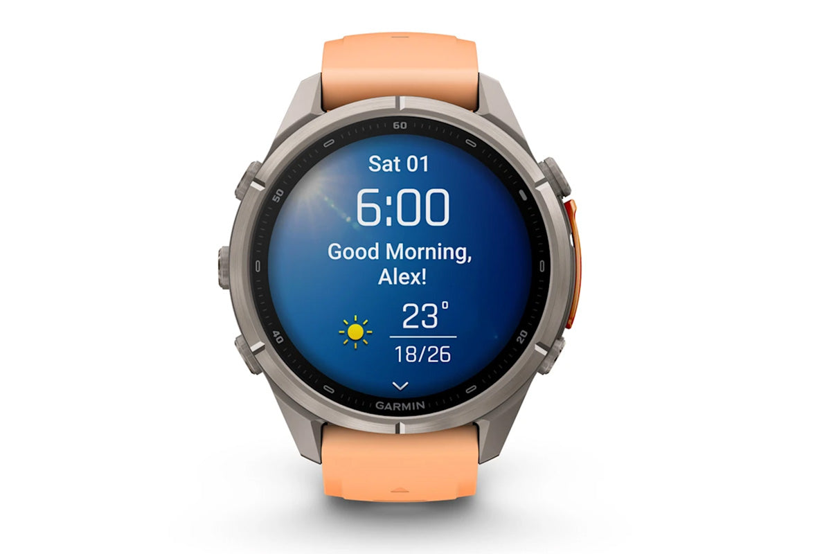 Garmin Fenix 9 Pro | 43mm | Shell Pink/Autumn Orange-10