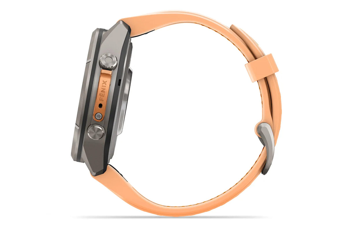 Garmin Fenix 9 Pro | 43mm | Shell Pink/Autumn Orange-13