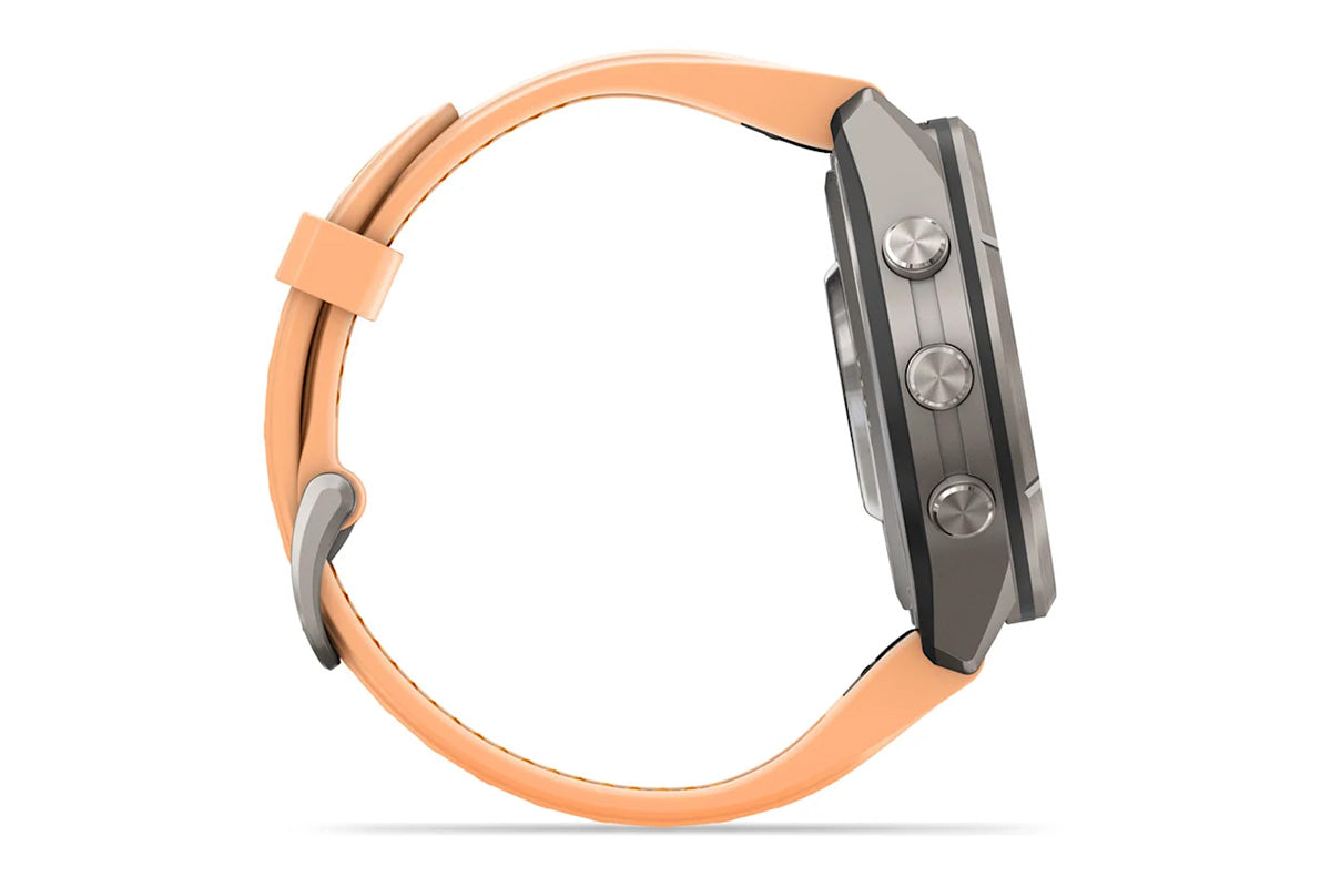 Garmin Fenix 9 Pro | 43mm | Shell Pink/Autumn Orange-5