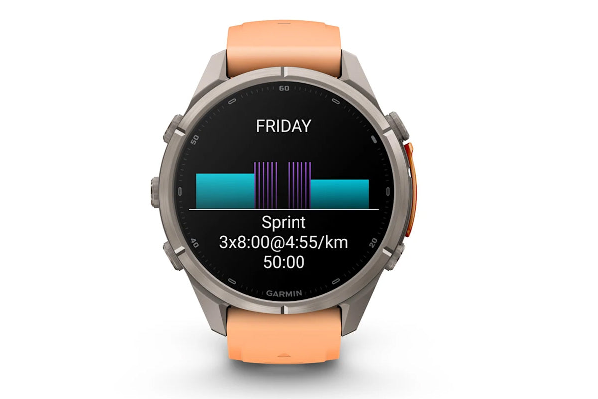 Garmin Fenix 9 Pro | 43mm | Shell Pink/Autumn Orange-9