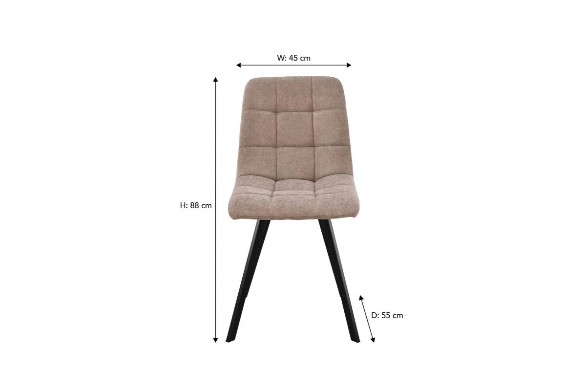 Freddie Dining Chair | Taupe-3