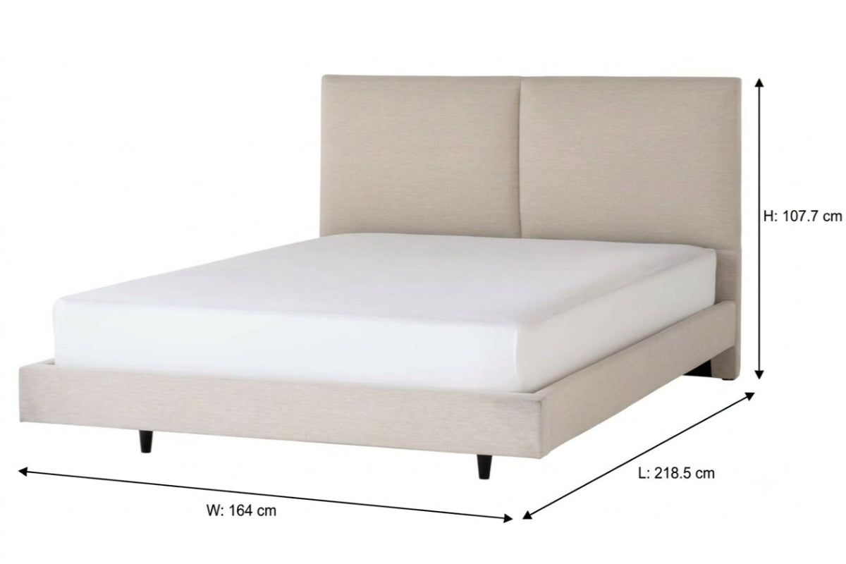 Woodhouse Bed Frame | King | 5ft | Oat-3