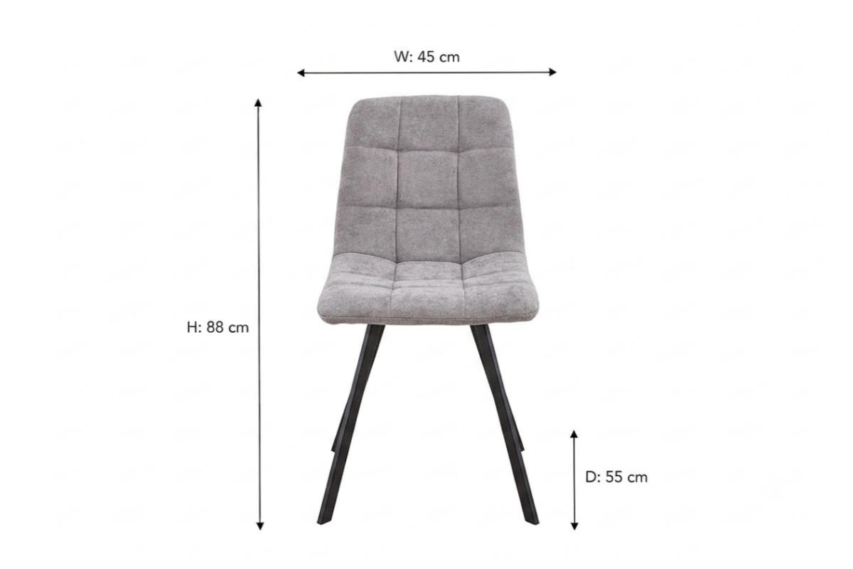 Freddie Dining Chair | Silver-3