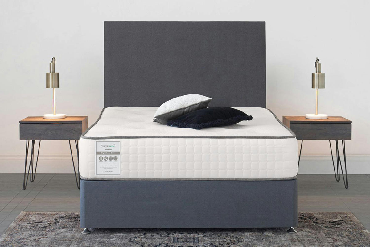 Castlebeds | Signature Elite Bed Bundle | Small Double | 4ft | Colour Options-1