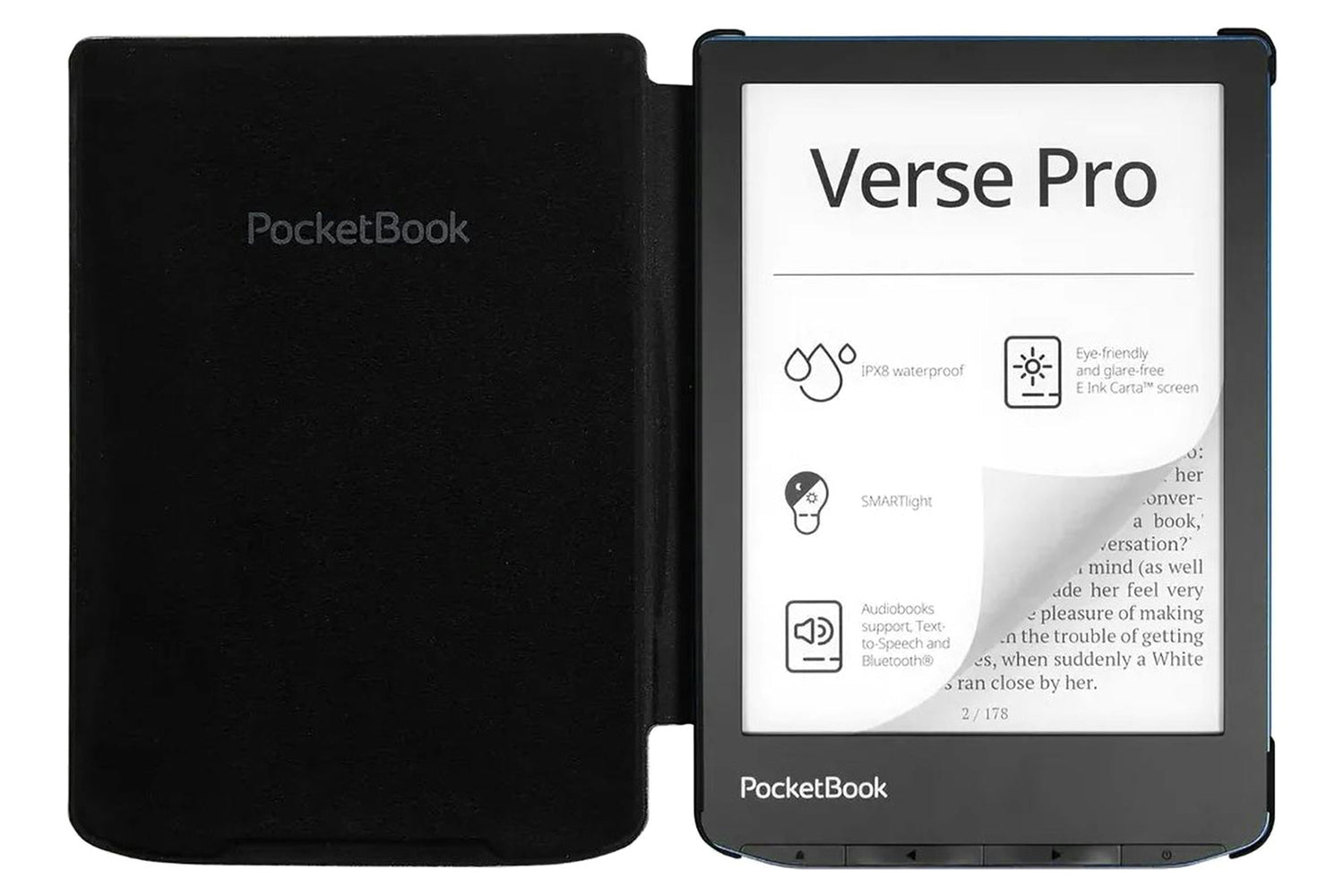 PocketBook Verse Pro Shellcover E-Reader | Black