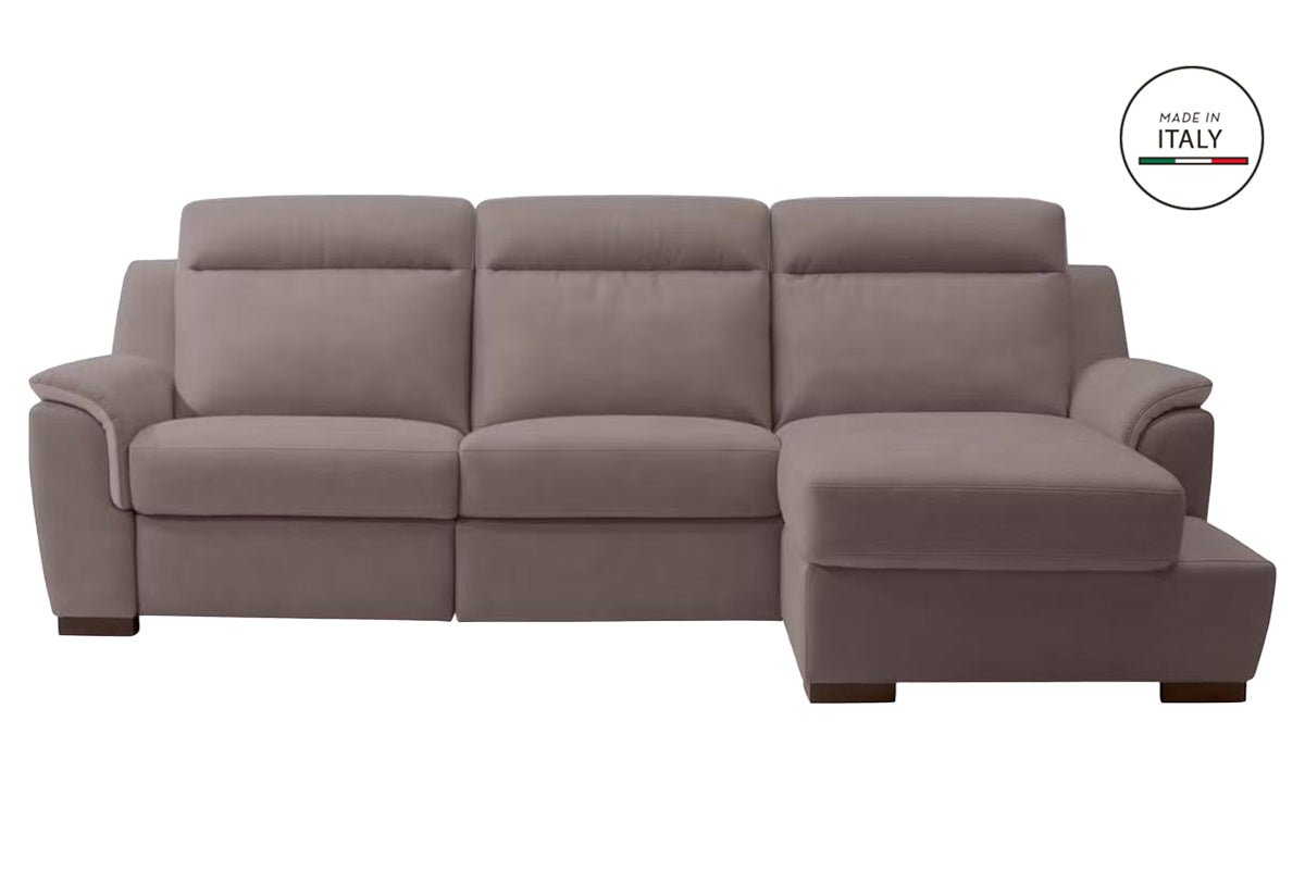 Katrina Chaise Sofa | Power Recliner | Leather-1