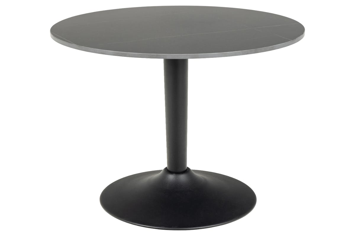 Malta Round Coffee Table | Ceramic | Black