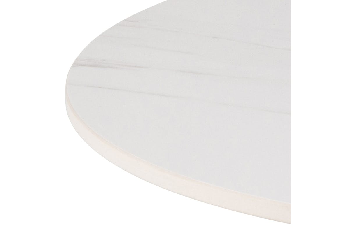 Malta Round Ceramic Coffee Table | Ceramic | White-4