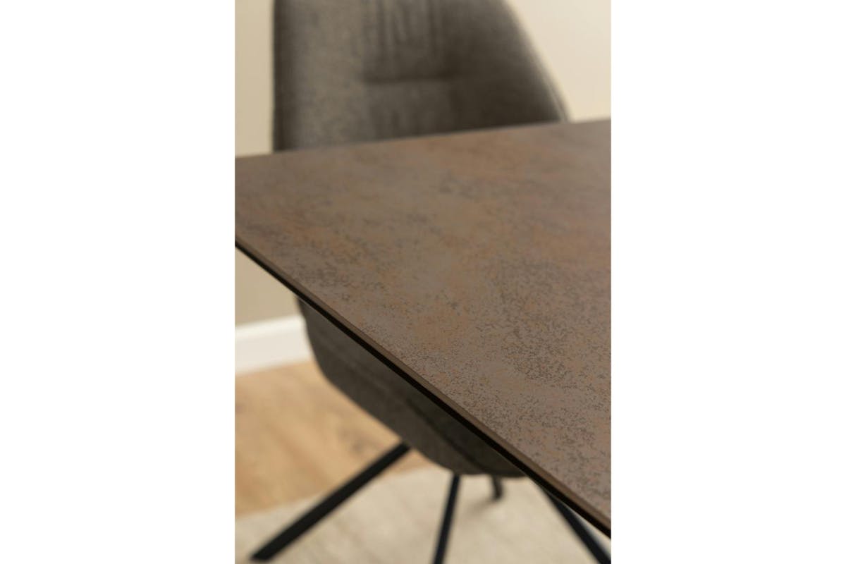 Harlie Extending Dining Table | 200 - 240 Cm | Rust Brown-8