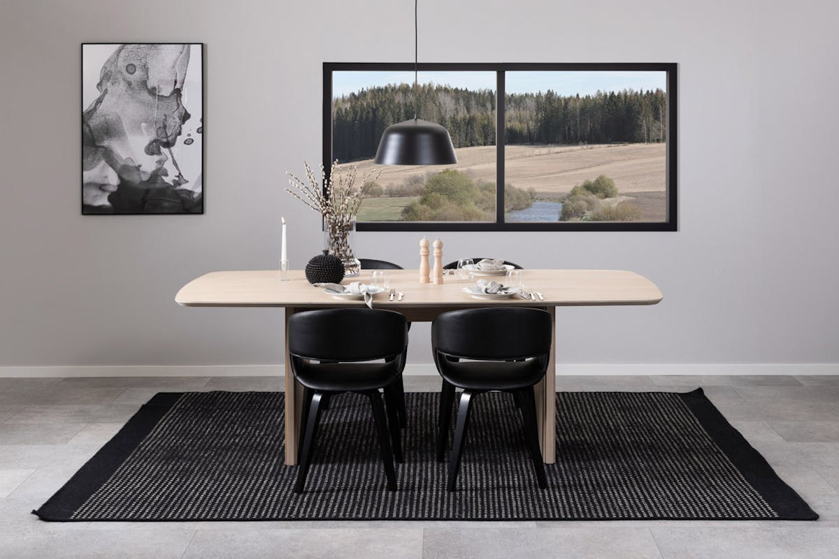 Krissy Dining Table | 220 Cm | White Oak-2