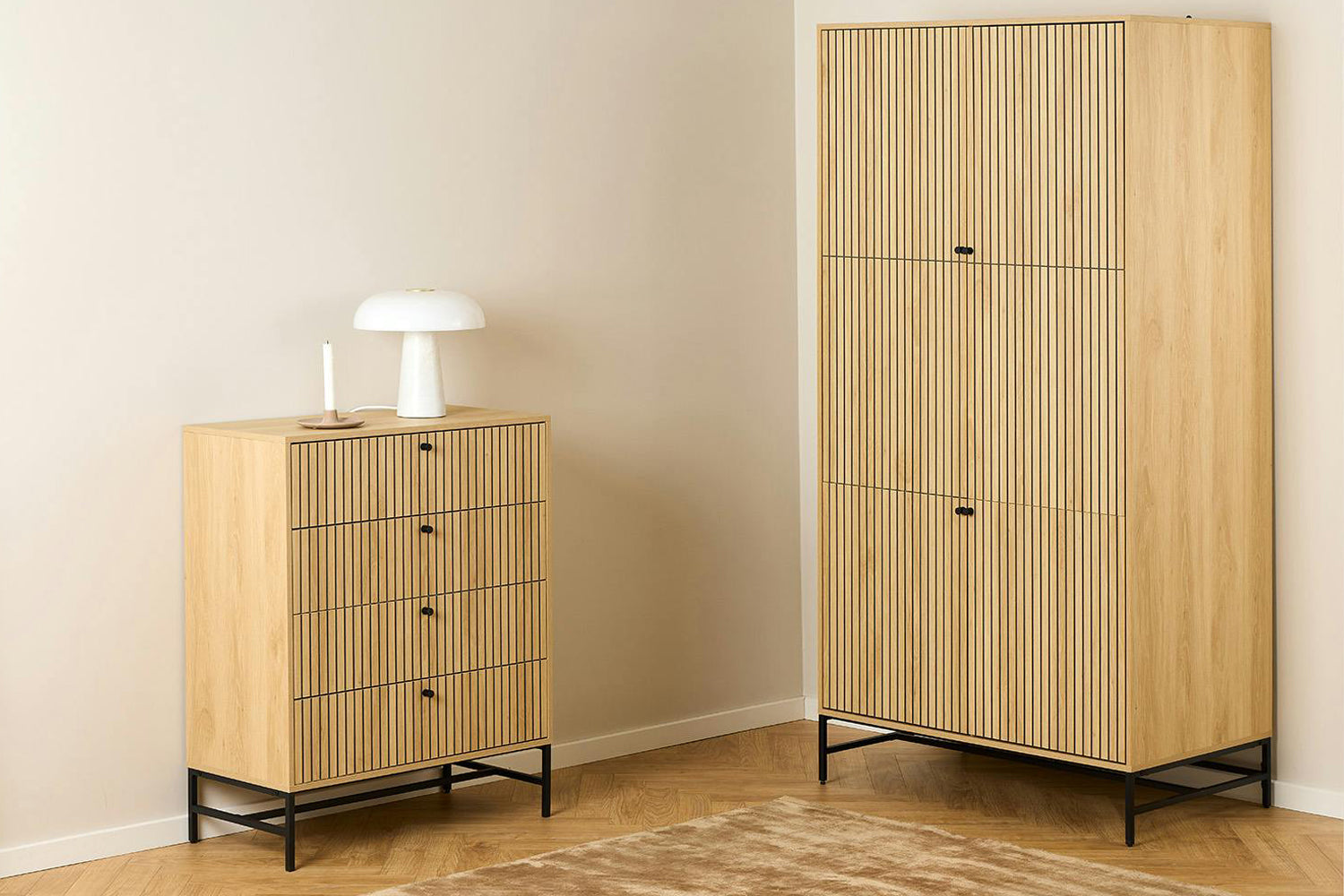 Albany Chest Of Drawer | 4 Drawer | Oak Effect-2