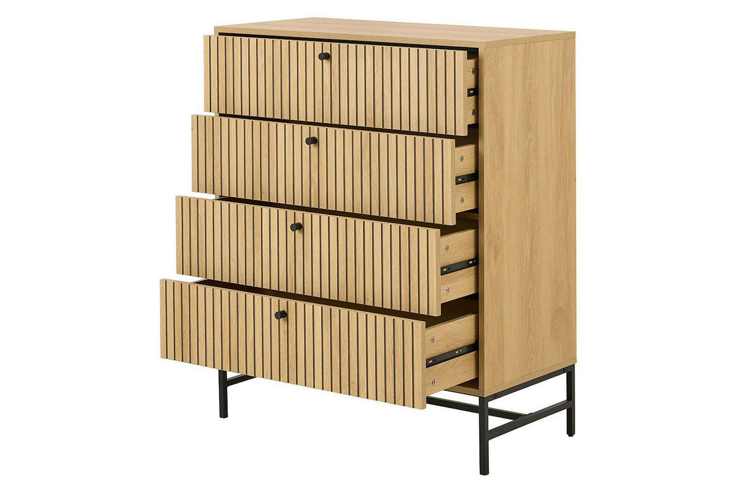 Albany Chest Of Drawer | 4 Drawer | Oak Effect-7