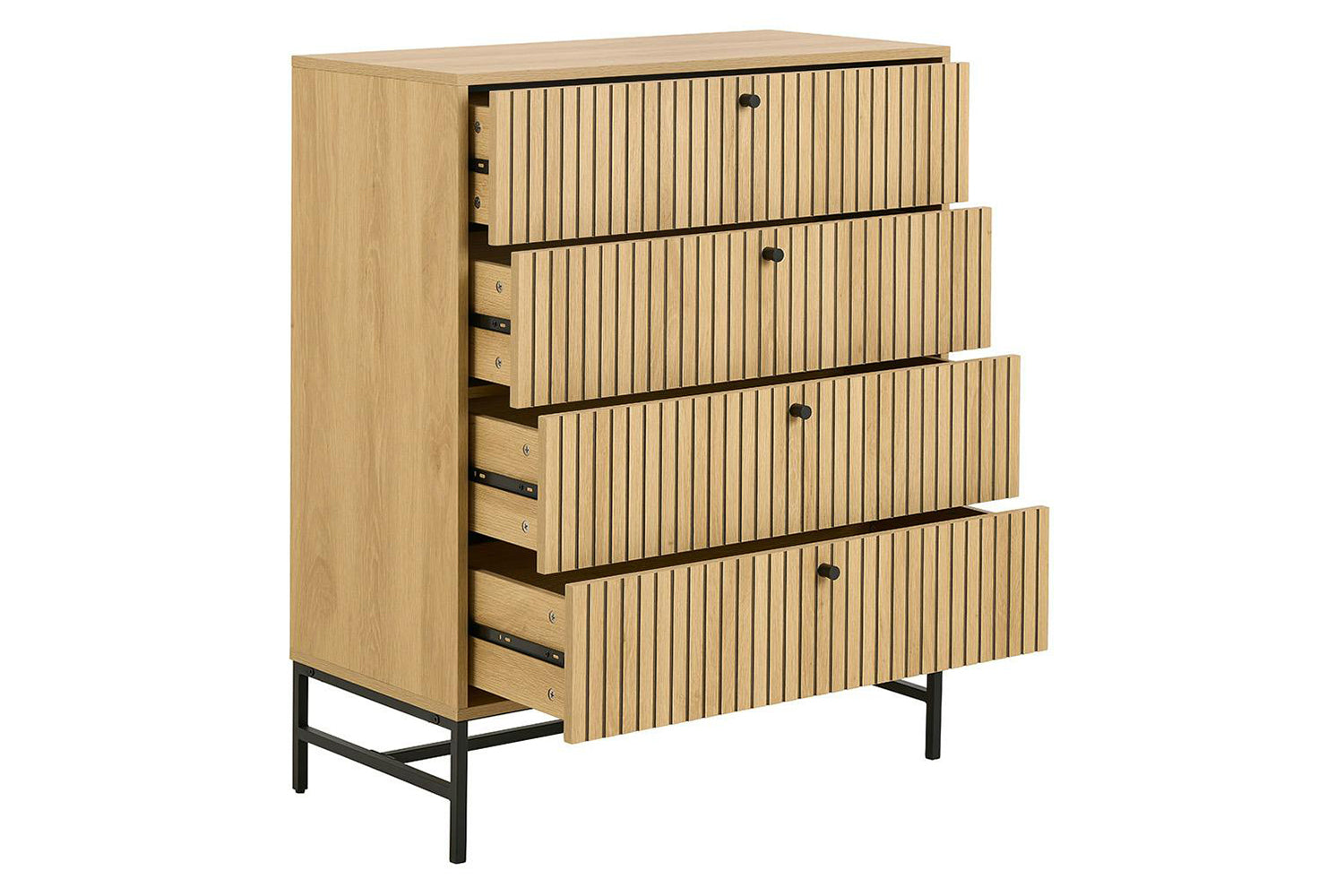 Albany Chest Of Drawer | 4 Drawer | Oak Effect-6