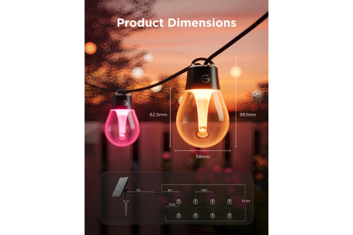 Govee Outdoor Solar String Lights | H3001311-7