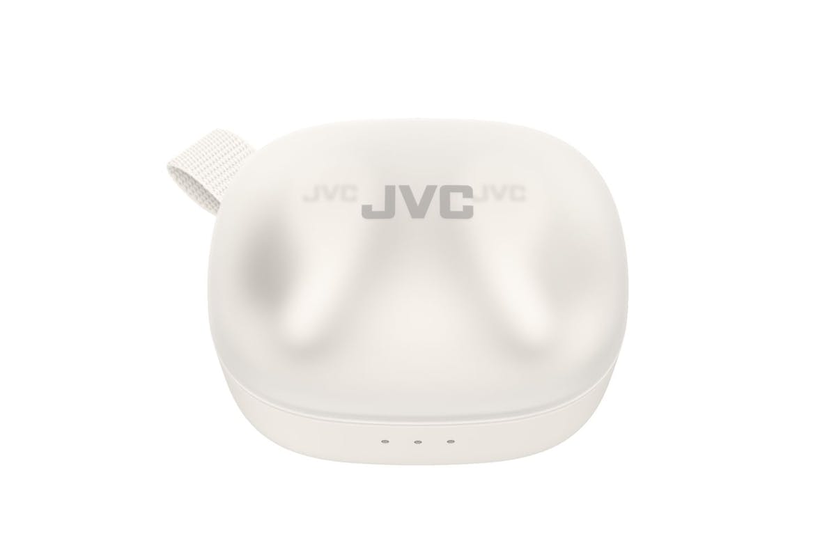 Jvc White Wireless Noise Cancelling Earbuds - Snug Secure Fit - Up To 26 Hours Of Playtime-2