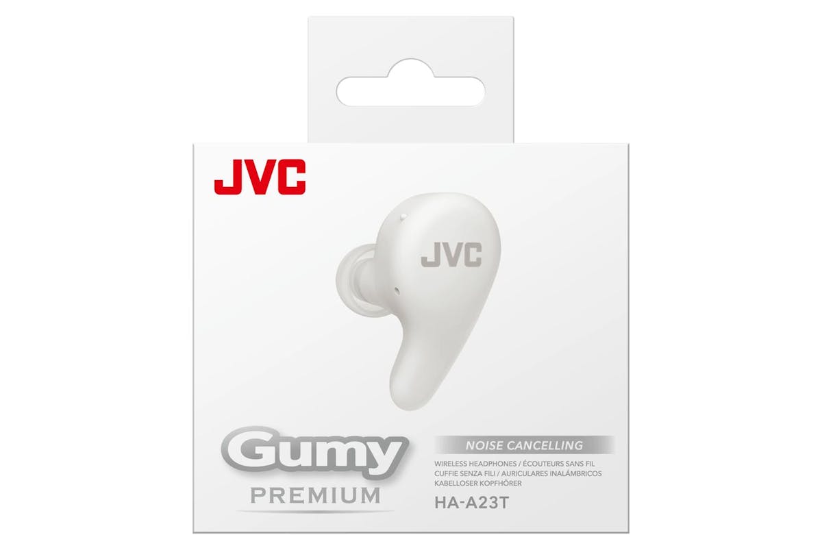 Jvc White Wireless Noise Cancelling Earbuds - Snug Secure Fit - Up To 26 Hours Of Playtime-4