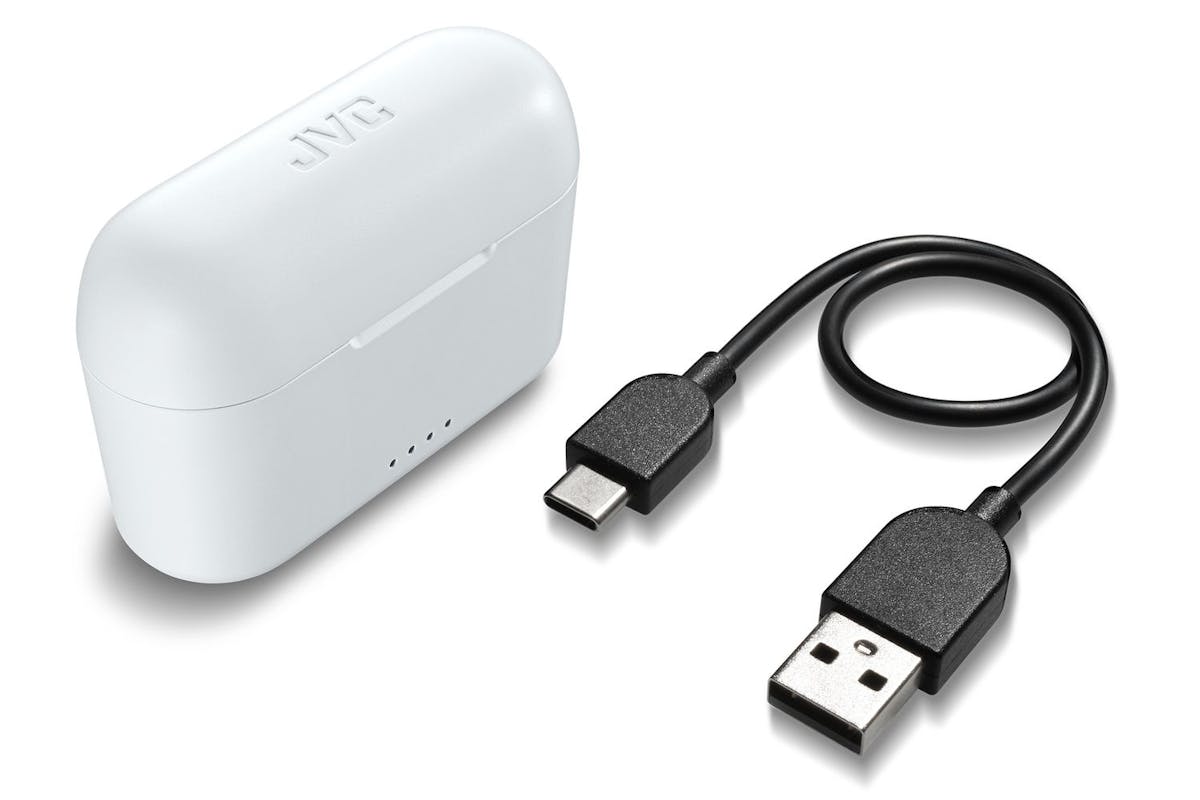 Jvc White True Wireless Ear Buds-3