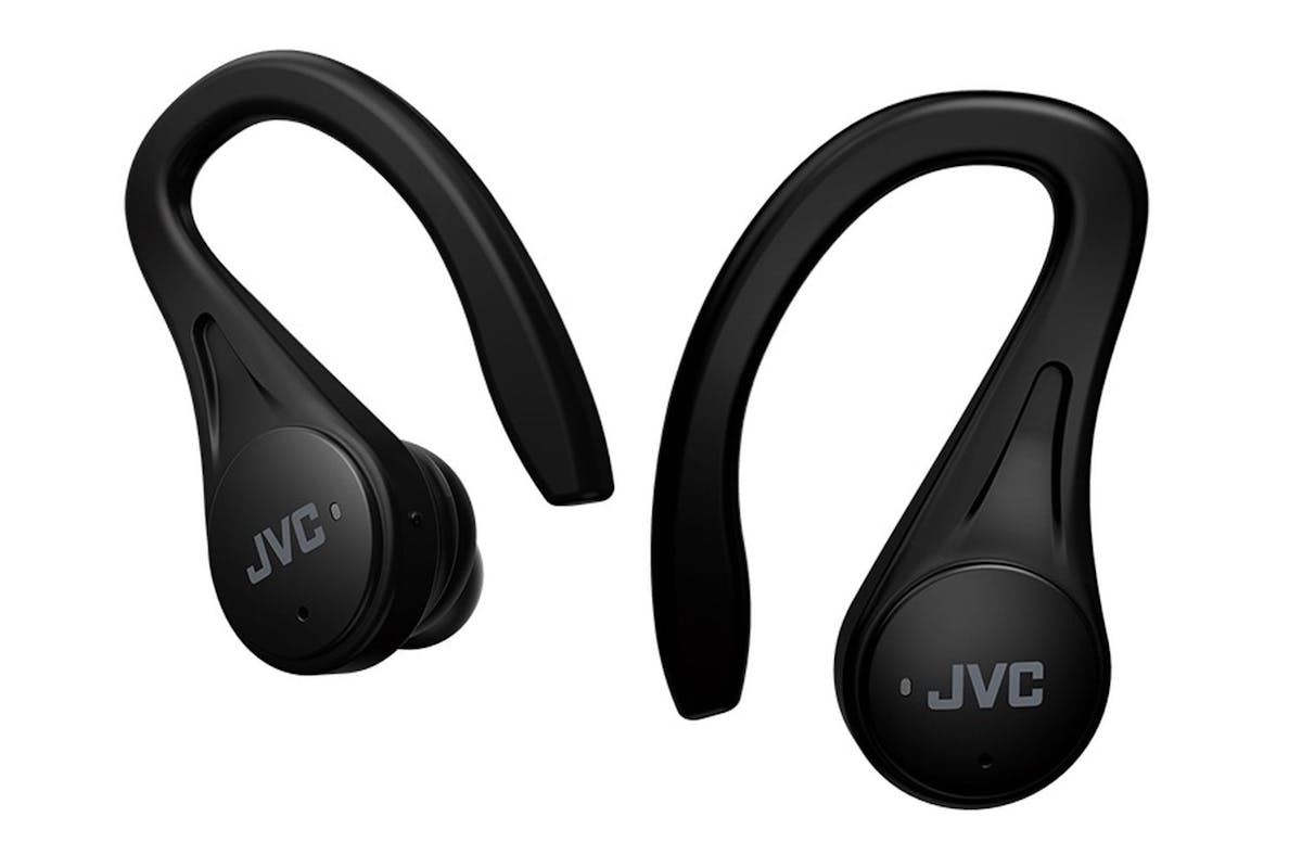 Jvc Black Fitness True Wireless- 30 Hours Battery - Ear Hook - Water Sweat Resistant - Single Or Dual Use - Carry Case-3