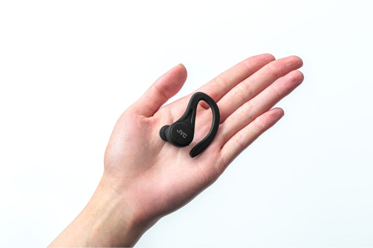 Jvc Black Fitness True Wireless- 30 Hours Battery - Ear Hook - Water Sweat Resistant - Single Or Dual Use - Carry Case-7