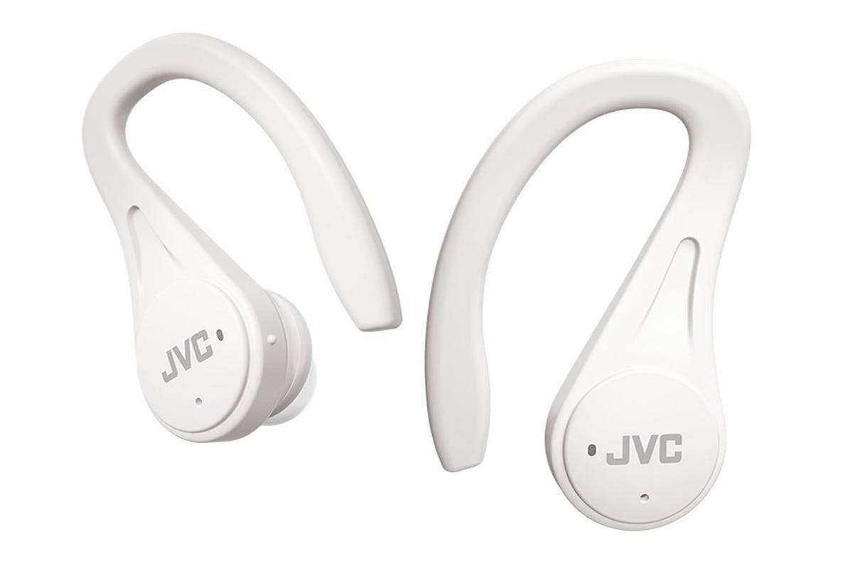Jvc White Fitness True Wireless- 30 Hours Battery - Ear Hook - Water Sweat Resistant - Single Or Dual Use - Carry Case-5