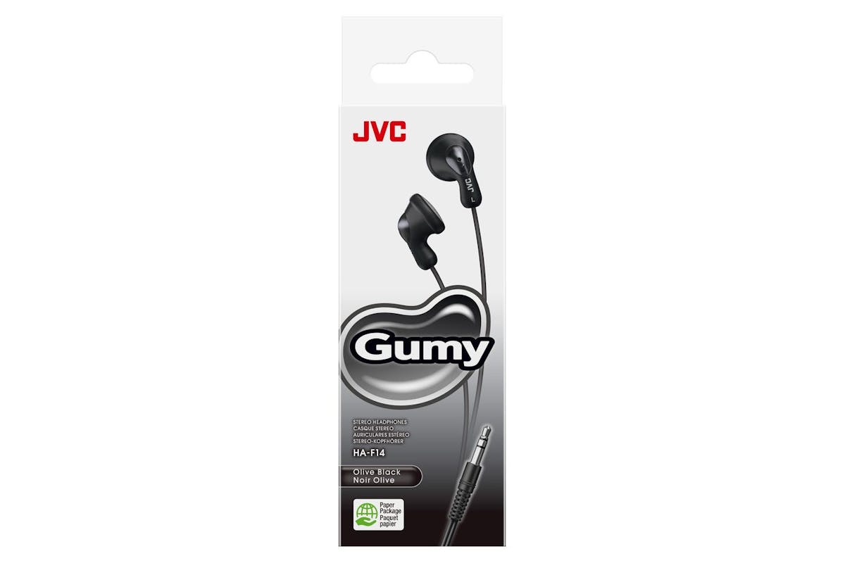 Jvc Black Gumy In Ear Hp-2