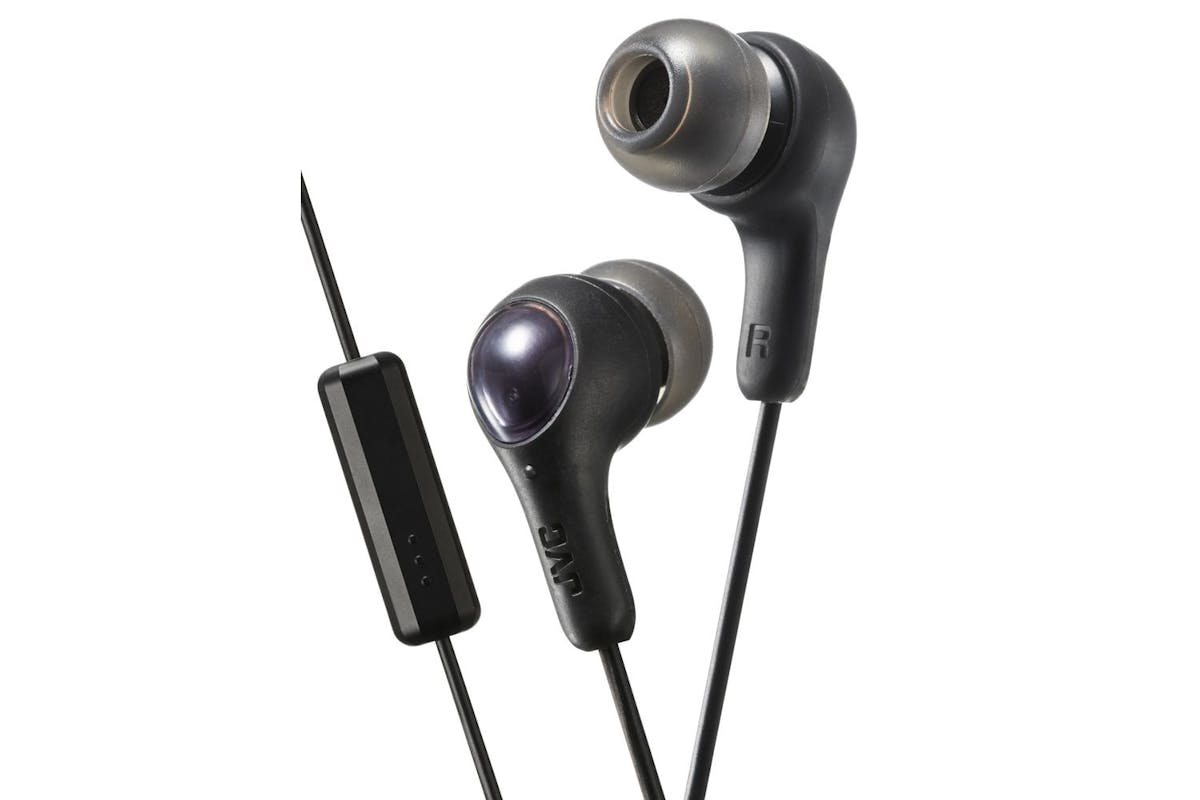 Jvc Black Gumy Mic In Ear Canal