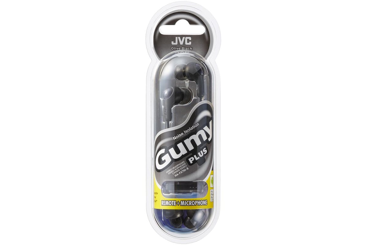 Jvc Black Gumy Mic In Ear Canal-2