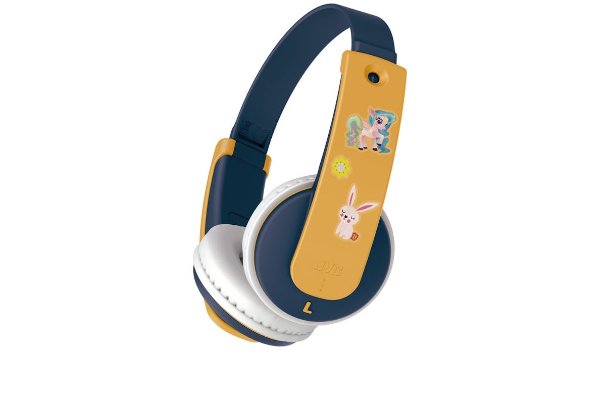 Jvc Yellow Blue Tinyphones Bluetooth Wireless Headphones-8