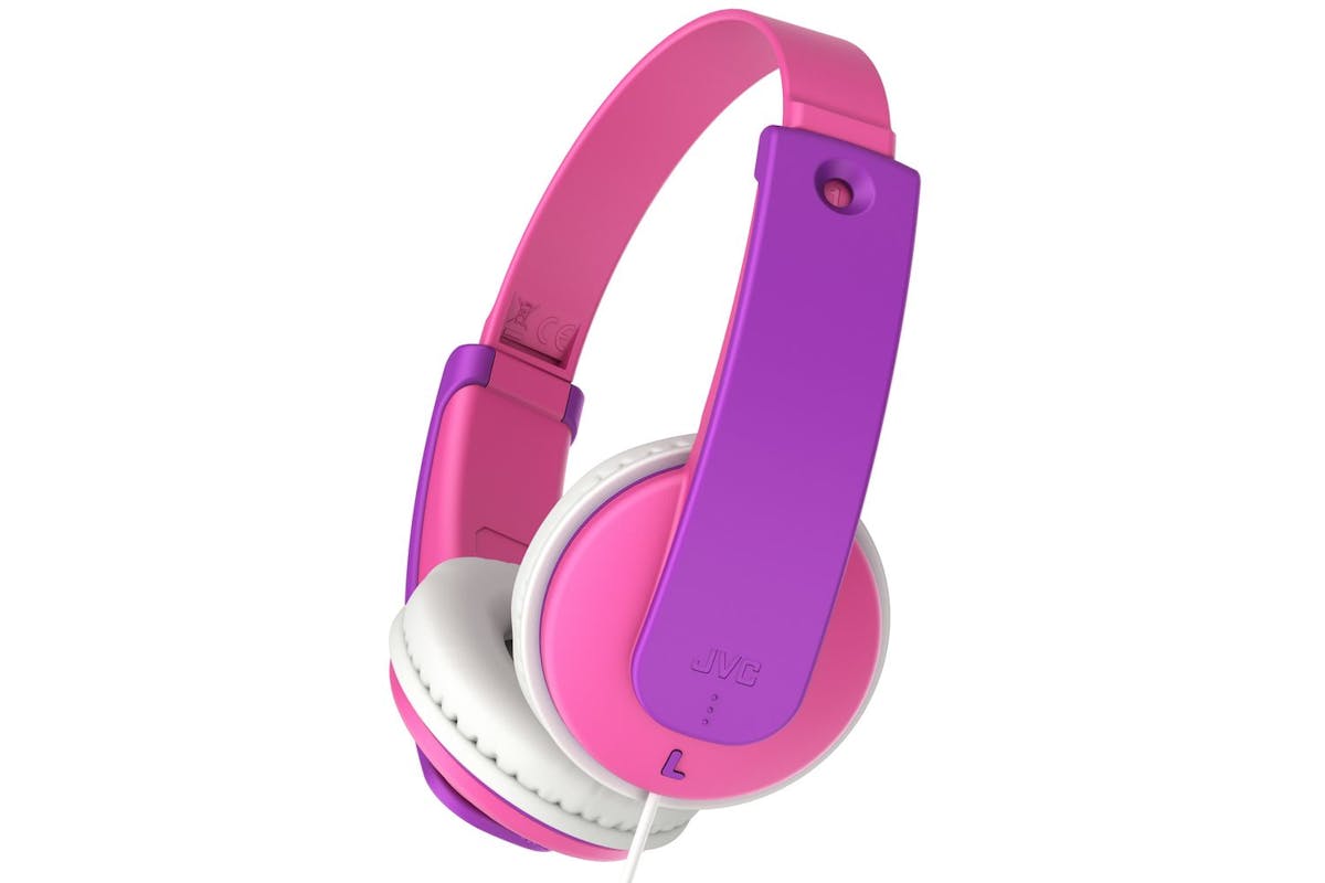 Jvc Pink On Ear Kids Wired Headphone With Noise Limiter-2