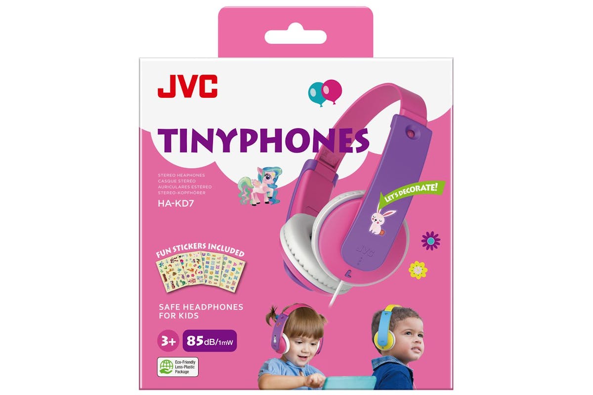 Jvc Pink On Ear Kids Wired Headphone With Noise Limiter-3