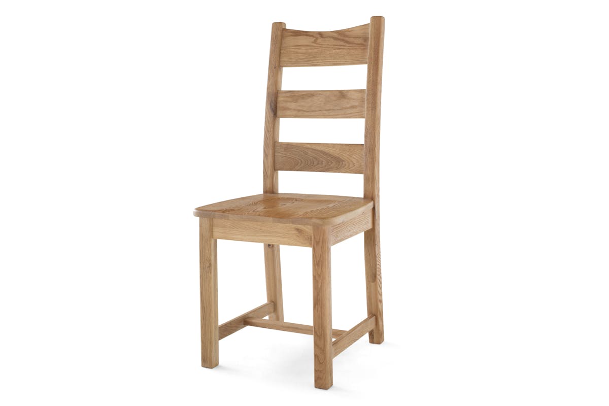 Hamilton Dining Chair | Ladder Back | Natural-3