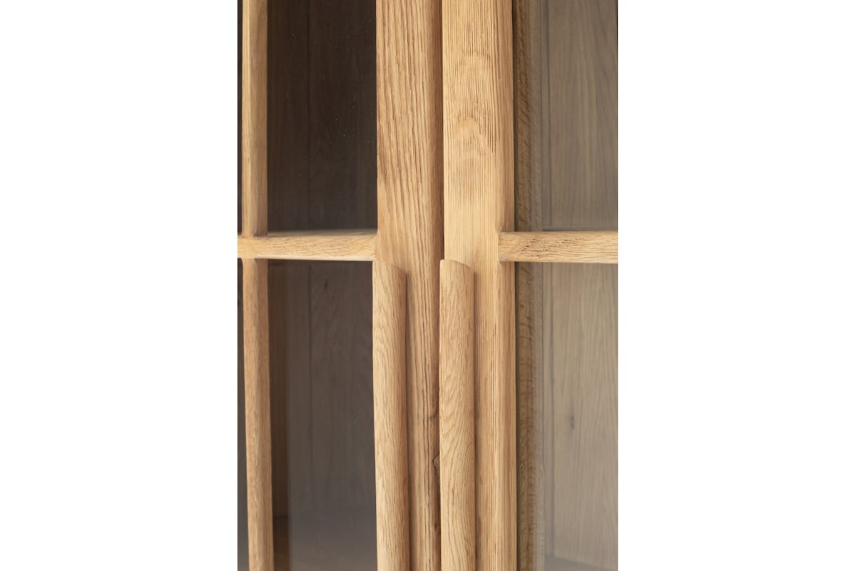 Hamilton Display Cabinet | Extra Large | Oak-6