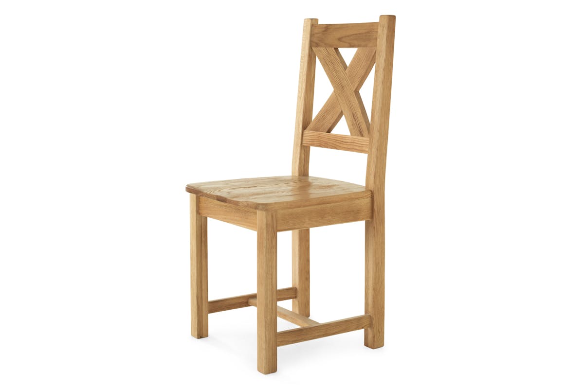 Hamilton Dining Chair | Cross Back | Natural-3