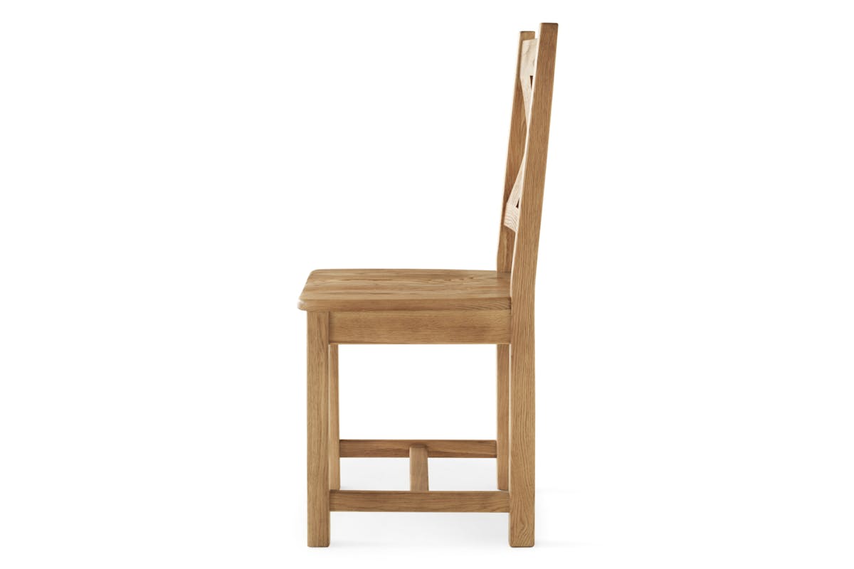 Hamilton Dining Chair | Cross Back | Natural-4