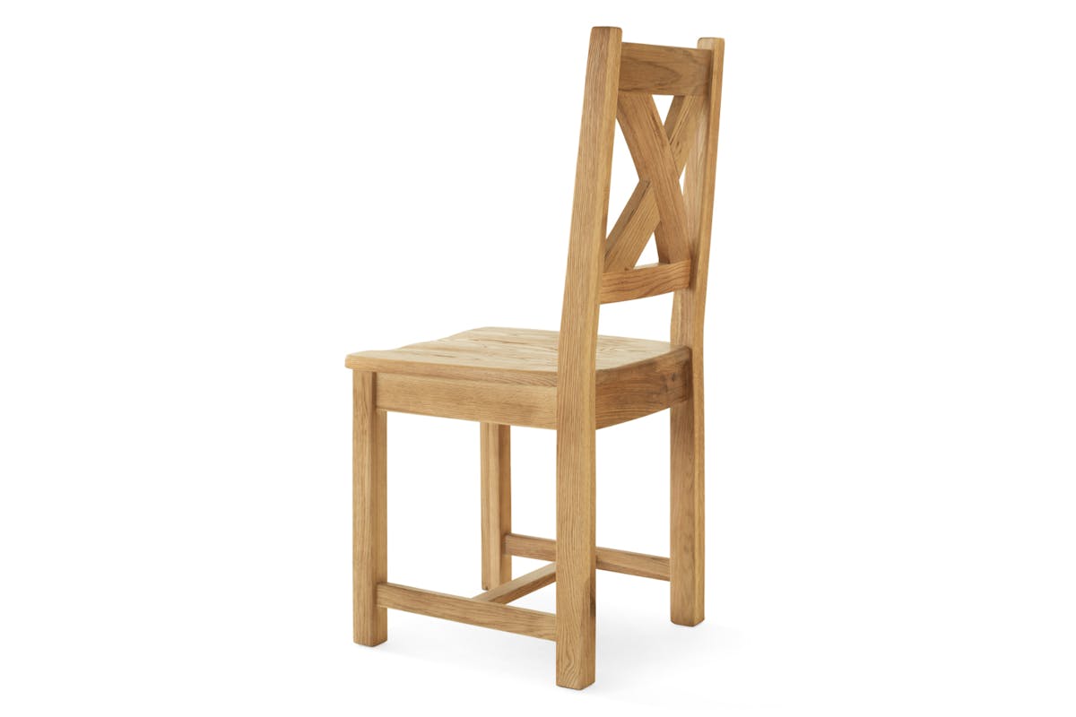Hamilton Dining Chair | Cross Back | Natural-5