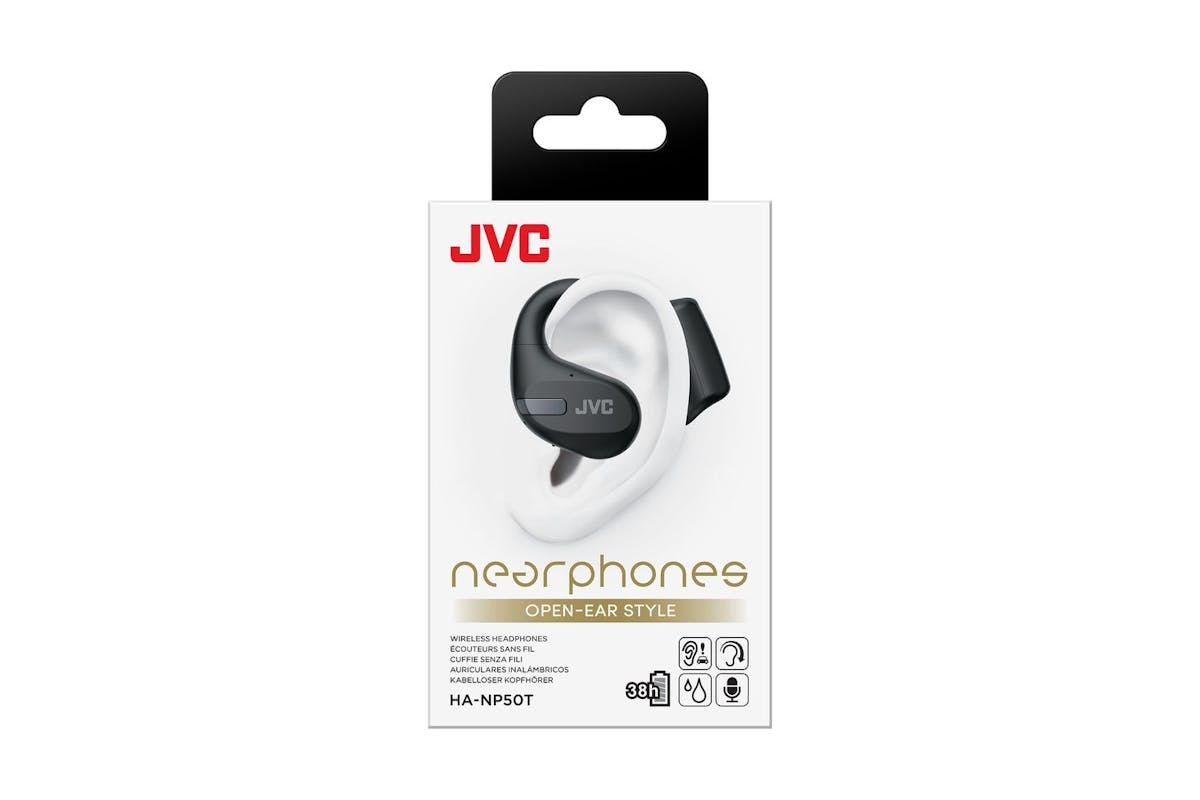 Jvc Black Nearphones Open Ear Tws Earbuds - Lightweight - Hear Your Surroundings - Upto 38hrs Battery Life - Touch Control-5