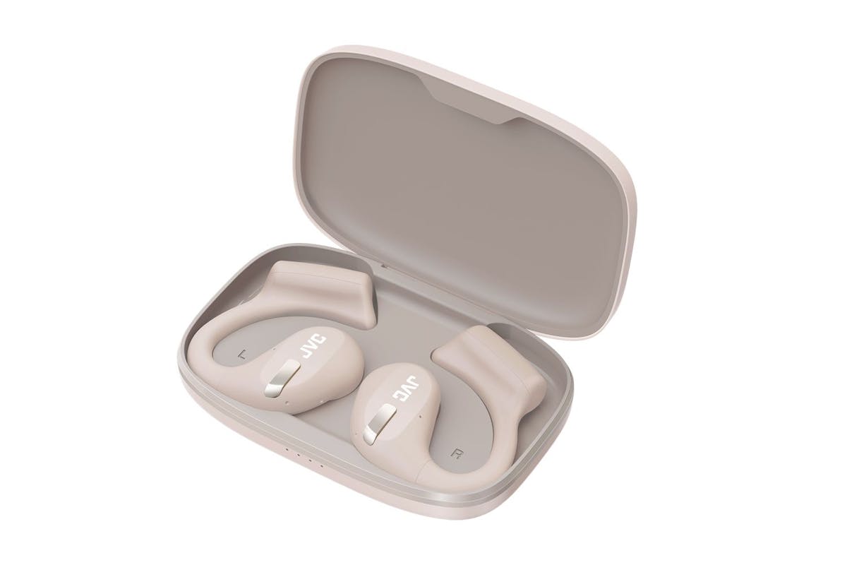 Jvc Sand Beige Nearphones Open Ear Tws Earbuds - Lightweight - Hear Your Surroundings - Upto 38hrs Battery Life - Touch Control-2