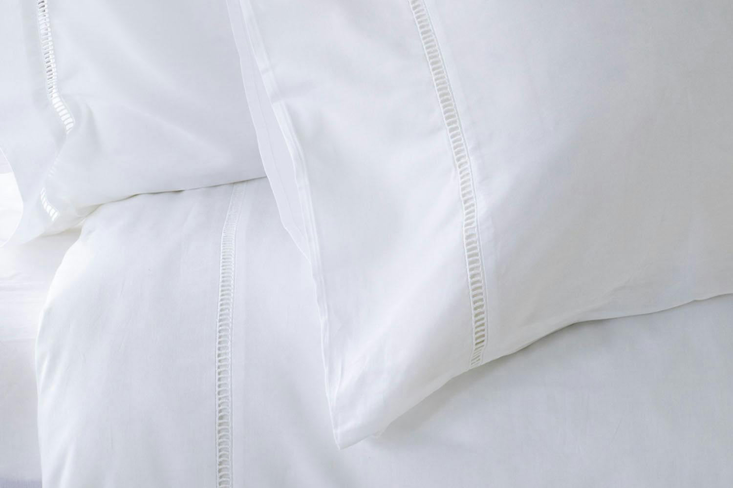 The Linen Room  | Gemma Duvet Cover Set | White | Super King-3