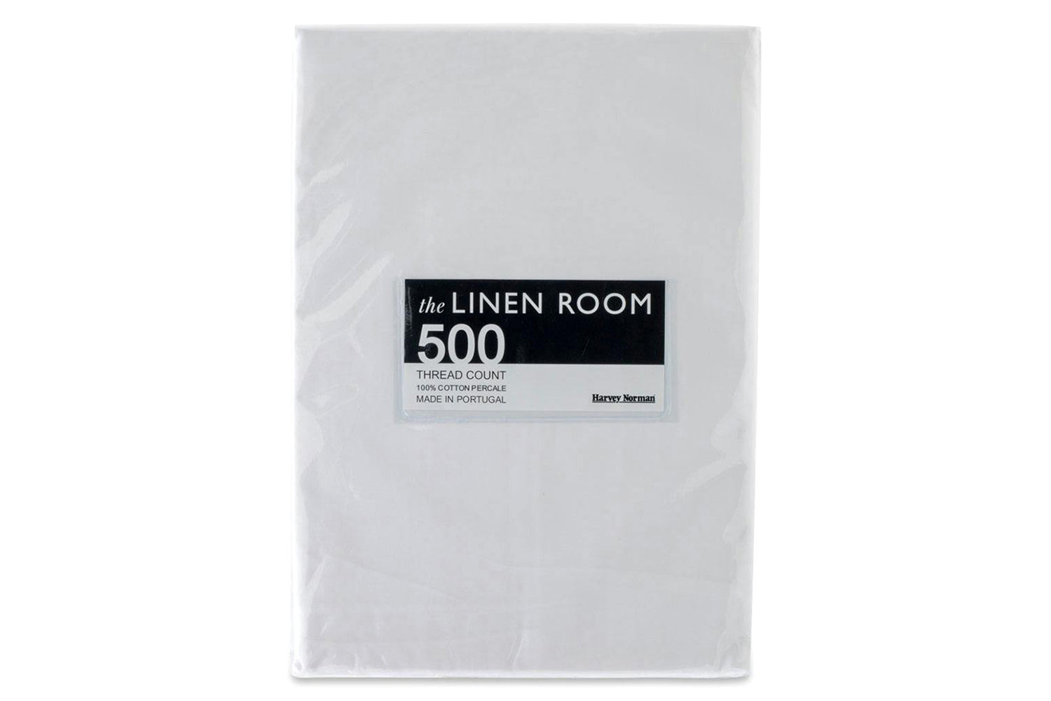 The Linen Room | 500TC Cotton Percale Pillowcase Pair | White-3