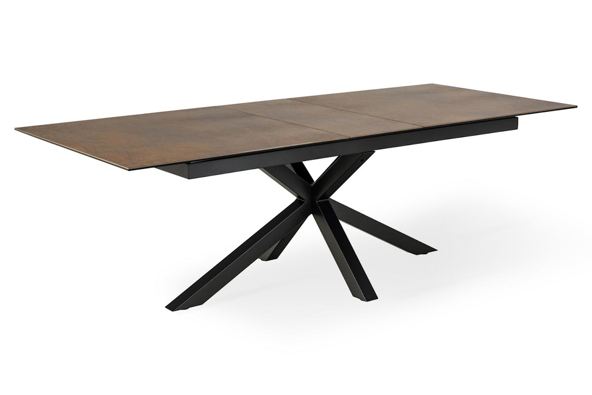 Harlie Extending Dining Table | 200 - 240 Cm | Rust Brown-3