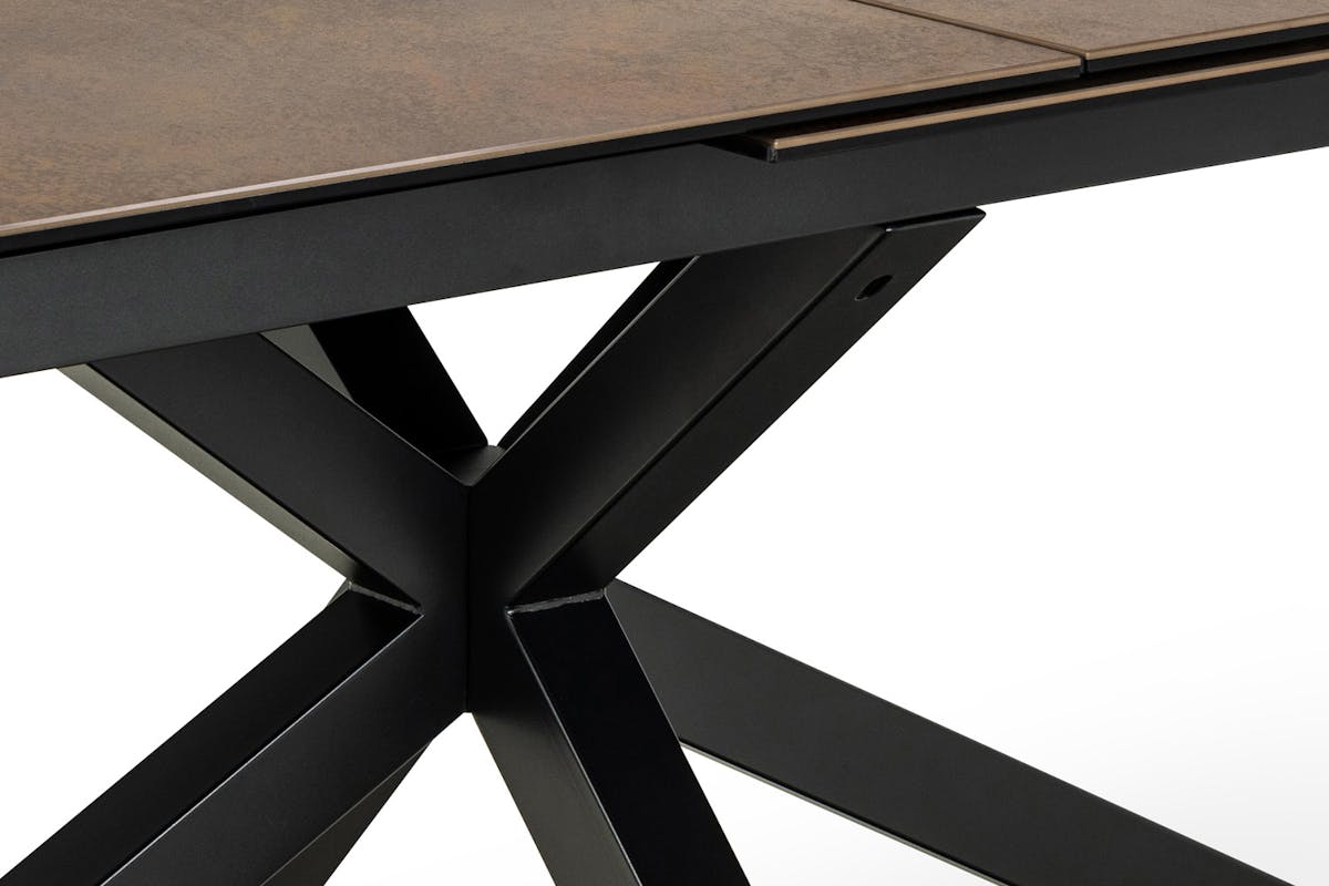 Harlie Extending Dining Table | 168 - 210 cm | Rust Brown-5