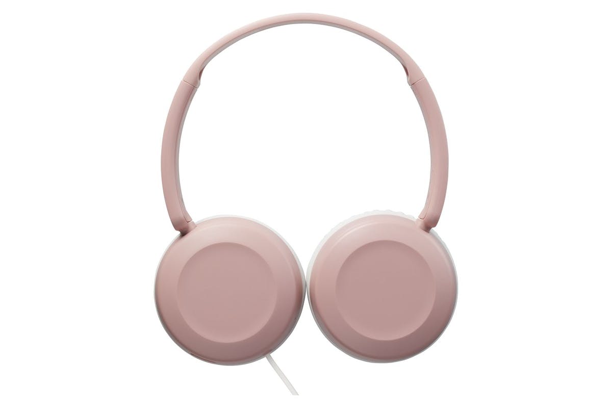 Jvc Dusty Pink Foldable Wired Headphone Integrated Mic On Cable For Smart Phone Single Sided Cable-3
