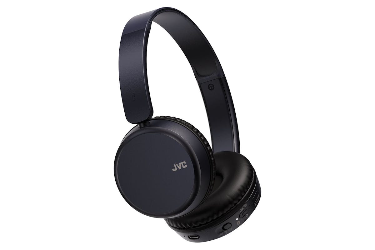 Jvc Blue On Ear Bluetooth Foldable Headphones Upto 35 Hour Use 3 Sound Modes 2 Device Connection Voice Assistant Bt V52-5