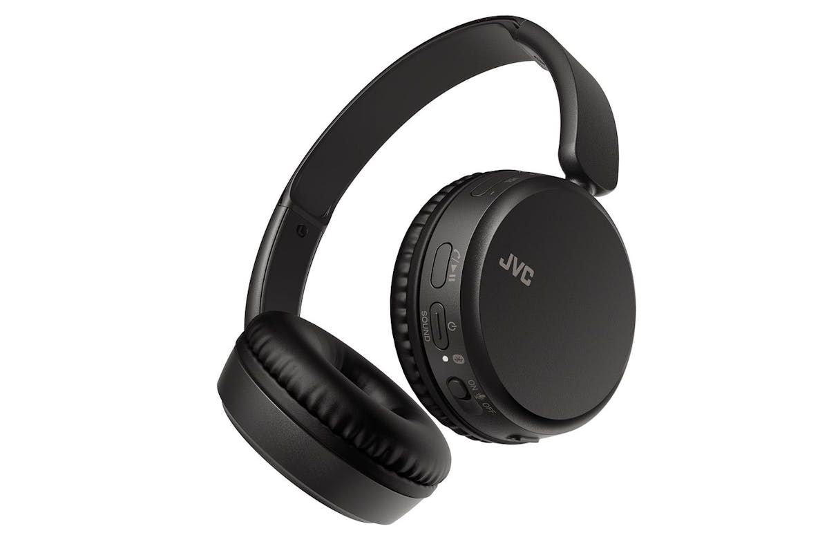 Jvc Carbon Black On Ear Bluetooth Foldable Headphones Upto 35 Hour Use 3 Sound Modes 2 Device Connection Voice Assistant Bt V52-2