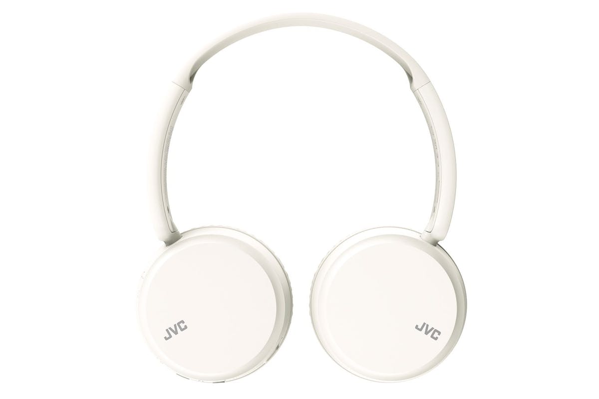 Jvc White On Ear Bluetooth Foldable Headphones Upto 35 Hour Use 3 Sound Modes 2 Device Connection Voice Assistant Bt V52-3