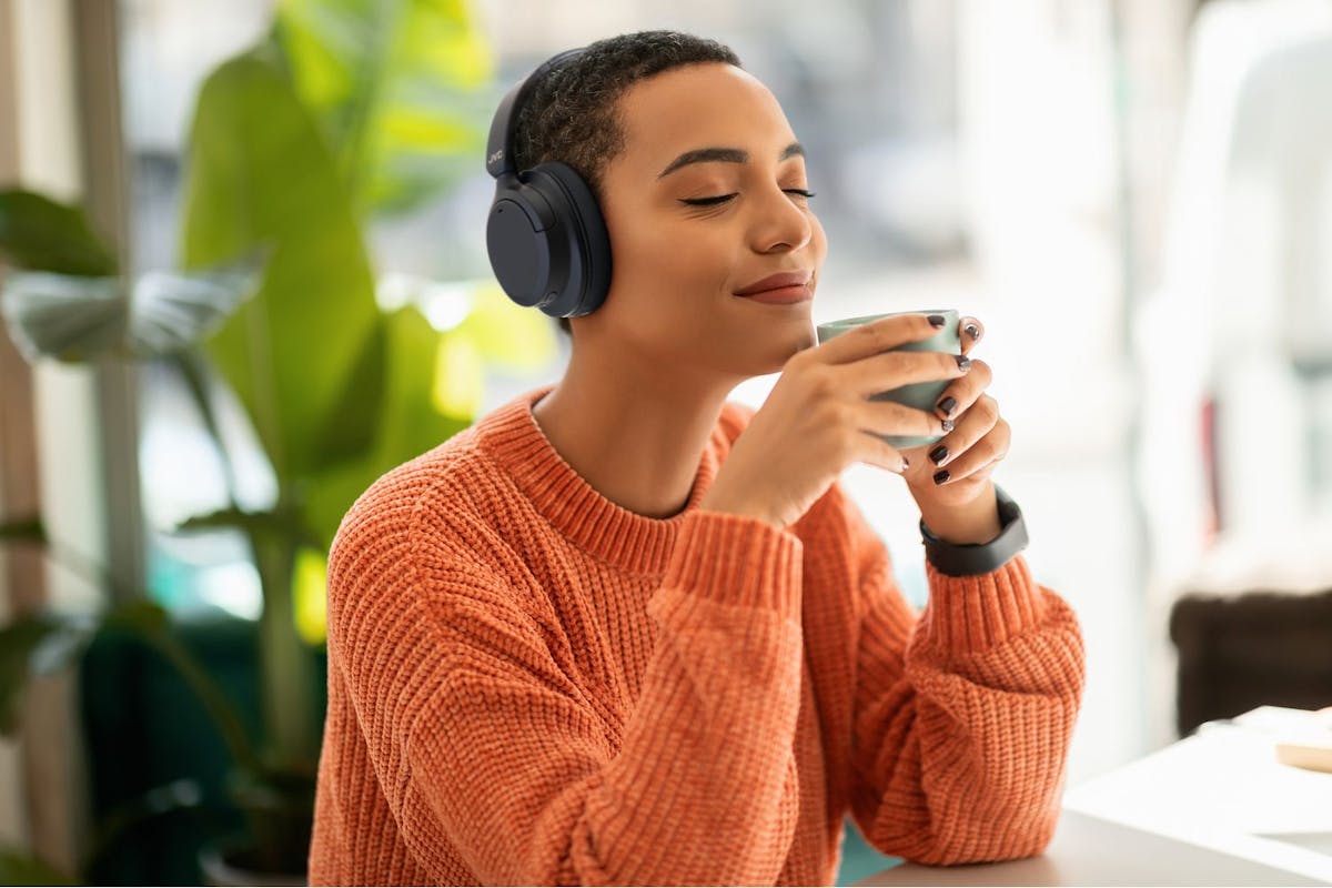 Jvc Black Hybrid Noise Cancelling Bluetooth Headphones - 36mm Drivers For High Quality Sound - Lightweight Folding Design With Comfortable Fit - Upto 35hr Battery Life - Usb-c Charging Cable - Built In Mic For Full Control-5