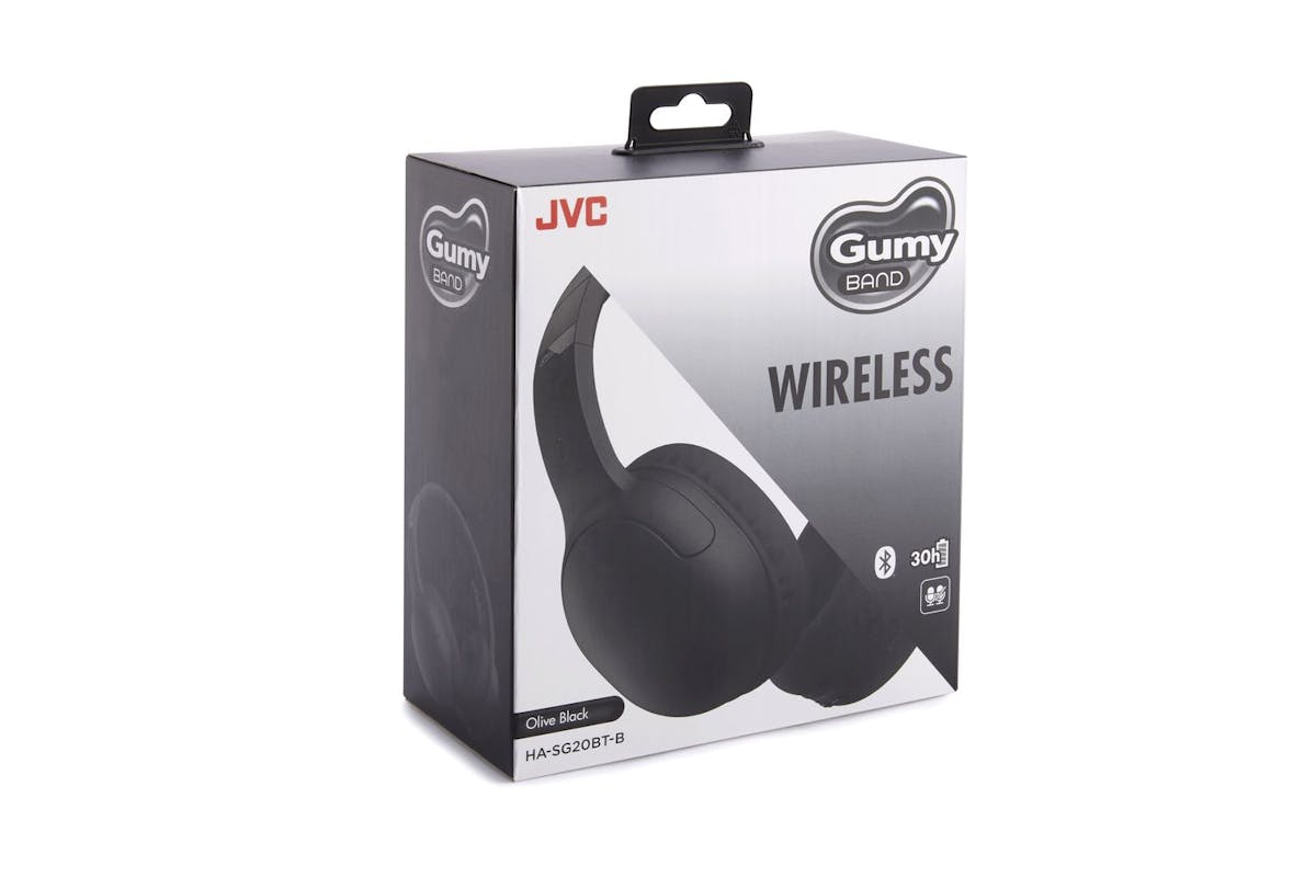 Jvc Gumy Wireless Olive Black Headband Wireless-2