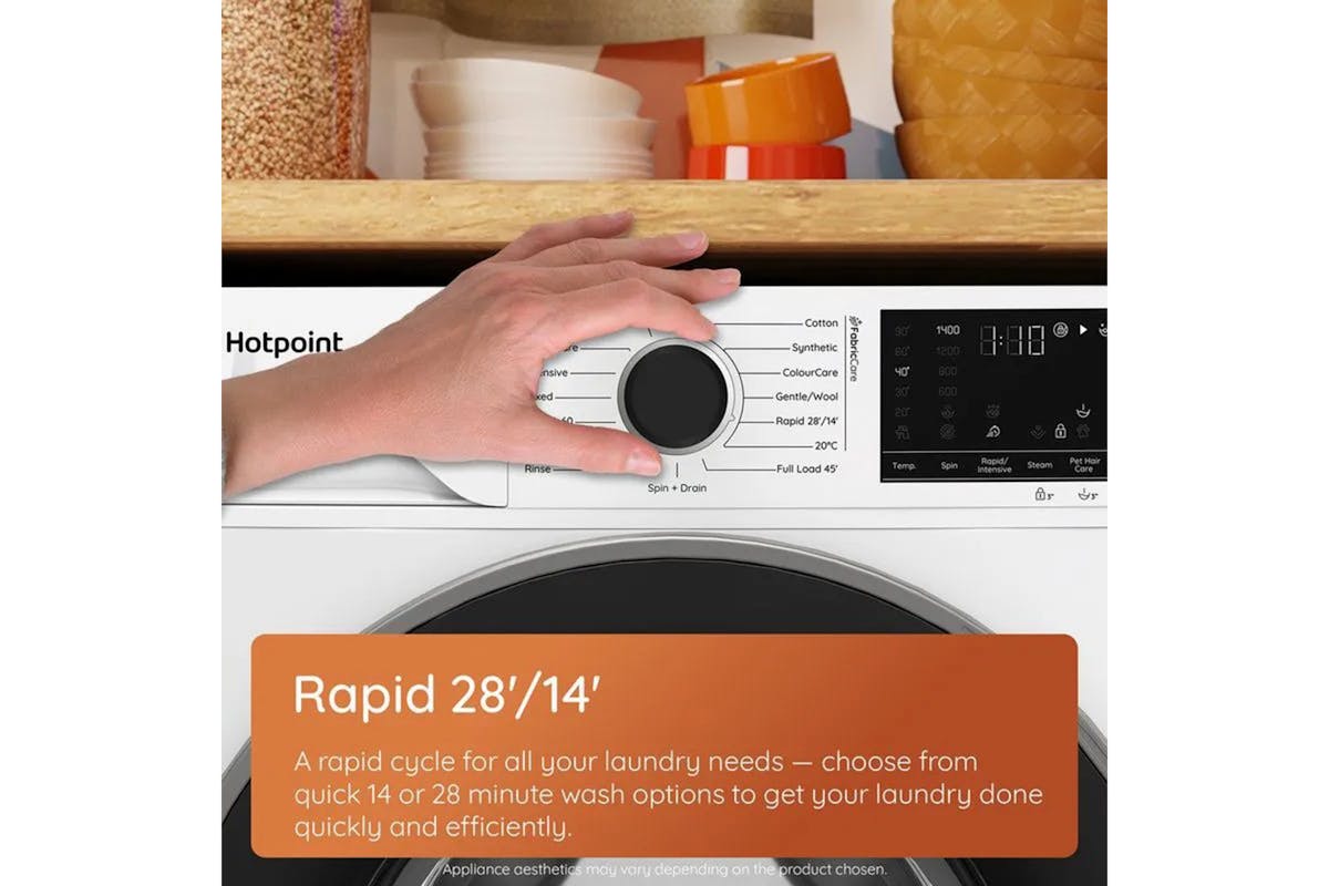 Hotpoint 10kg Freestanding Washing Machine | HB103CAREUK-11